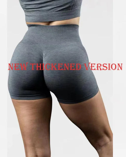 High Waist Amplify Seamless Shorts Women Scrunch Butt Yoga Shorts Push Up Gym