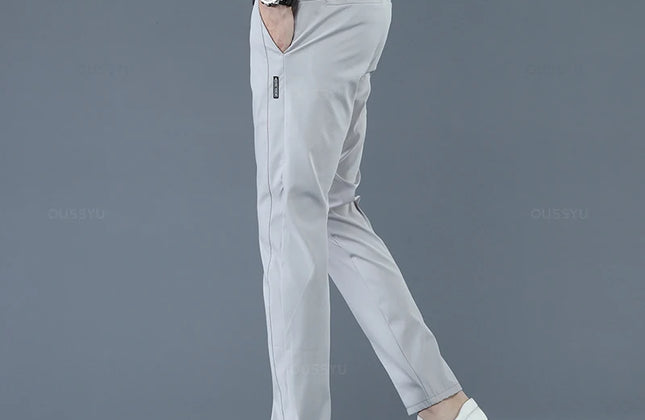 Men's Straight Fit Breathable Summer Pants - Constantin & Crys