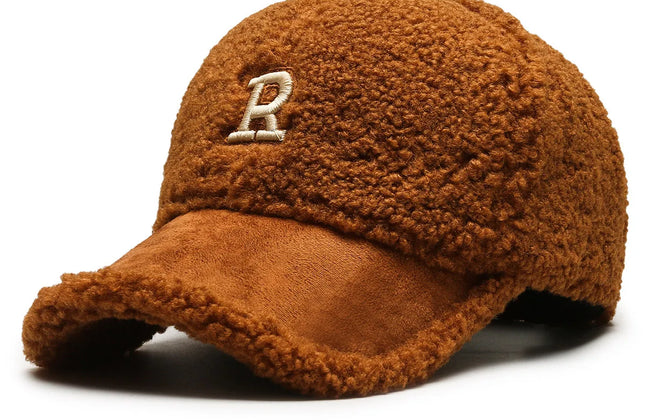 FS 2025 Luxury White Brown Lambswool Baseball Caps for Men Brand