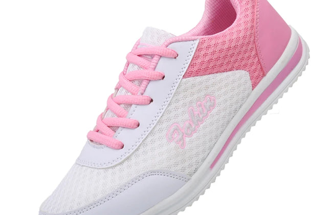 Dropshipping Women Shoes Summer White Sneakers Basket Femme Super Light