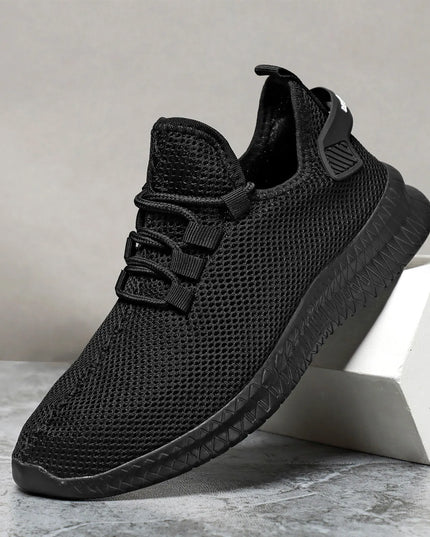 Men Shoes Breathable Mesh Running Shoes Slip on Walking Sneakers for Men