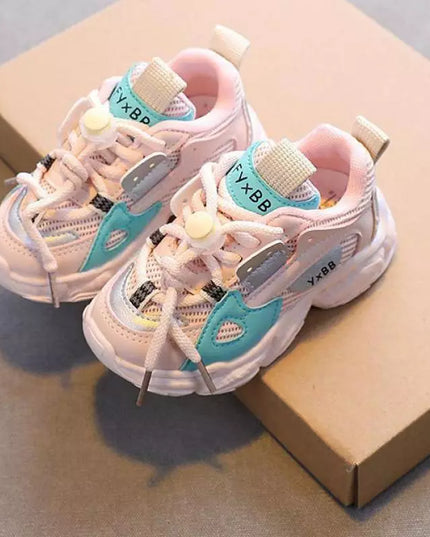 2022 New Girl's Sneakers Children's Boy's Baby Mesh Breathable Kids Shoes
