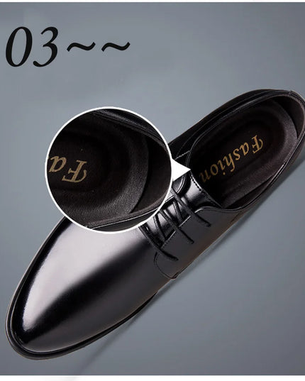 Men Height Increasing Shoes 6CM Man Elevator Shoe High Heel Men Lifted