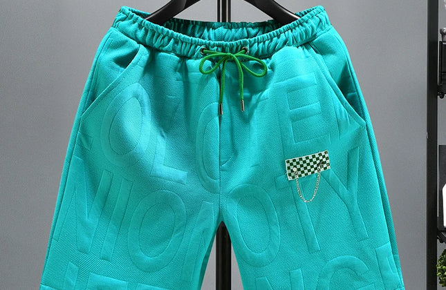 New Fashion Knitted Shorts Men Comfortable Elastic Waist Clothing Male