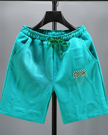 New Fashion Knitted Shorts Men Comfortable Elastic Waist Clothing Male