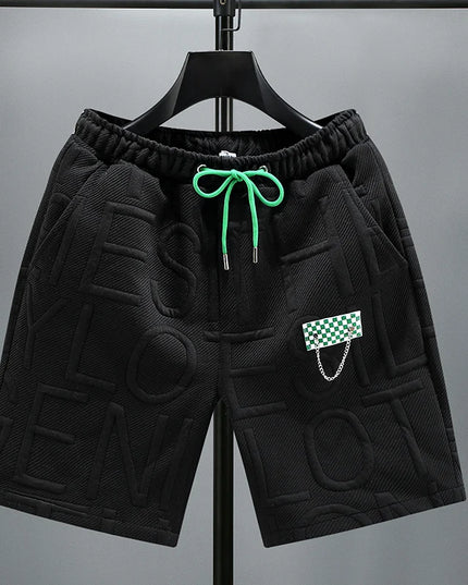 New Fashion Knitted Shorts Men Comfortable Elastic Waist Clothing Male