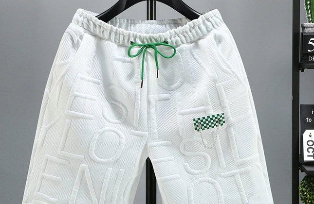 New Fashion Knitted Shorts Men Comfortable Elastic Waist Clothing Male