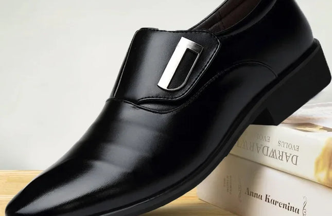 Oxford Shoes for Men Dress Shoes Formal Pointed Toe Business Wedding Dress Shoes