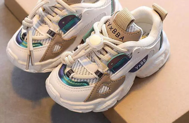 2022 New Girl's Sneakers Children's Boy's Baby Mesh Breathable Kids Shoes