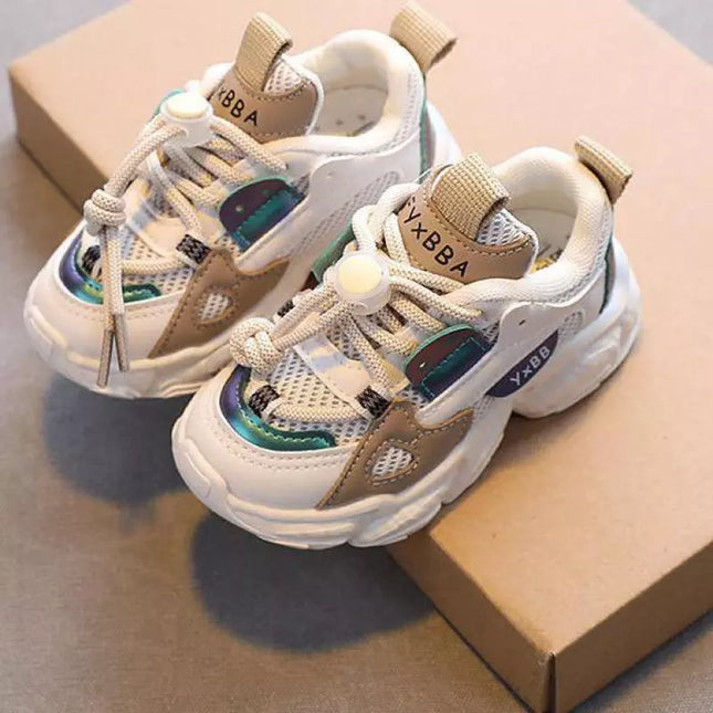 2022 New Girl's Sneakers Children's Boy's Baby Mesh Breathable Kids Shoes