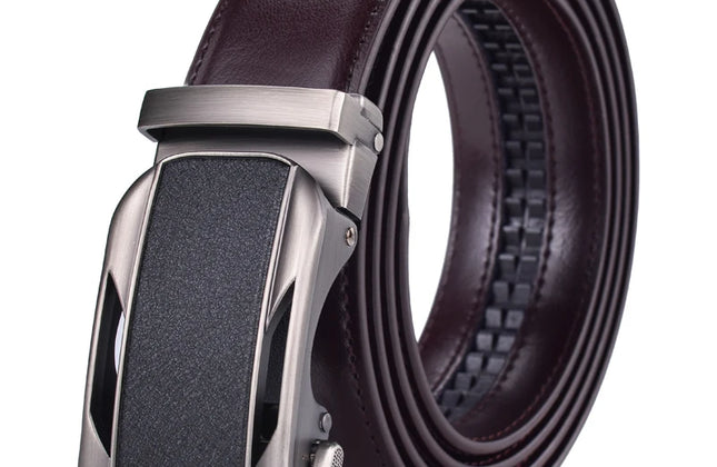 Men's Ratchet Belt with Automatic Buckle