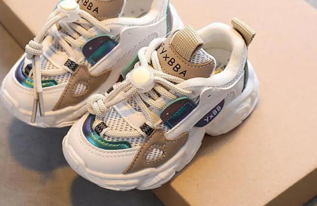 2022 New Girl's Sneakers Children's Boy's Baby Mesh Breathable Kids Shoes