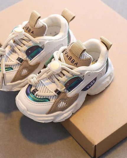 2022 New Girl's Sneakers Children's Boy's Baby Mesh Breathable Kids Shoes