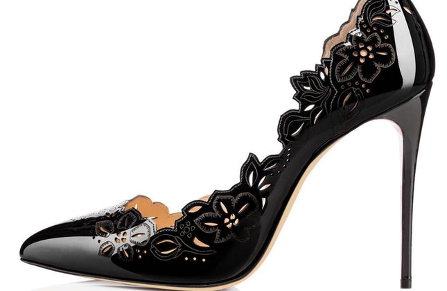 White Fashion Women Evening High Heels Shoes Black Women