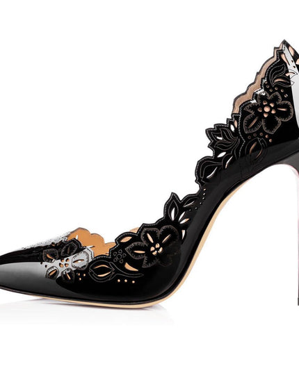 White Fashion Women Evening High Heels Shoes Black Women