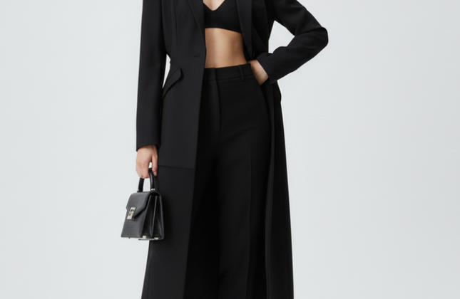 Women’s Long Jacket – DUMBO COUTURE Tailored Coat