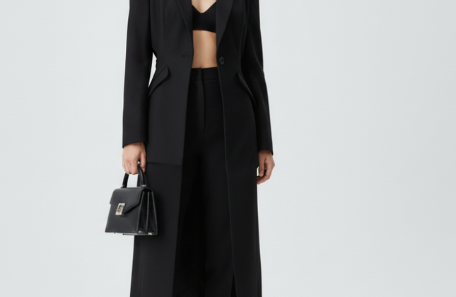 Women’s Long Jacket – DUMBO COUTURE Tailored Coat