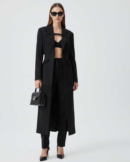 Women’s Long Jacket – DUMBO COUTURE Tailored Coat