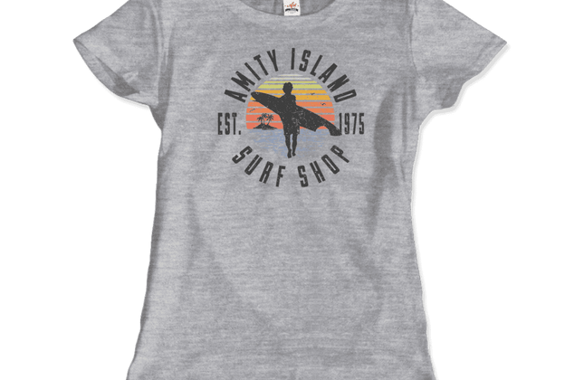 Amity Island Surf Shop Jaws T-Shirt | Classic Graphic Tee