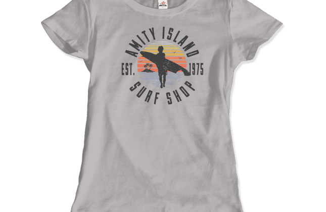 Amity Island Surf Shop Jaws T-Shirt | Classic Graphic Tee