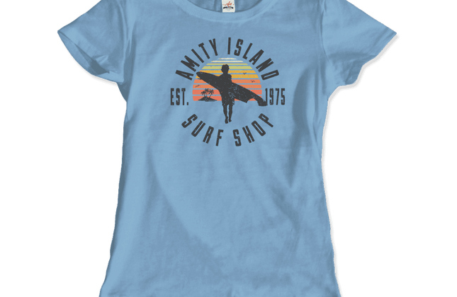 Amity Island Surf Shop Jaws T-Shirt | Classic Graphic Tee