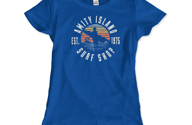 Amity Island Surf Shop Jaws T-Shirt | Classic Graphic Tee