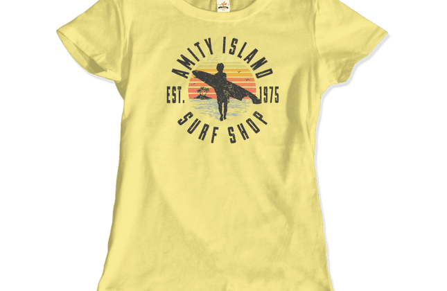Amity Island Surf Shop Jaws T-Shirt | Classic Graphic Tee