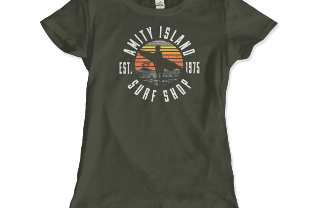 Amity Island Surf Shop Jaws T-Shirt | Classic Graphic Tee