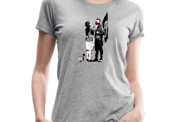 Banksy Anarchist Punk & His Mother T-Shirt