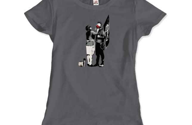 Banksy Anarchist Punk & His Mother T-Shirt