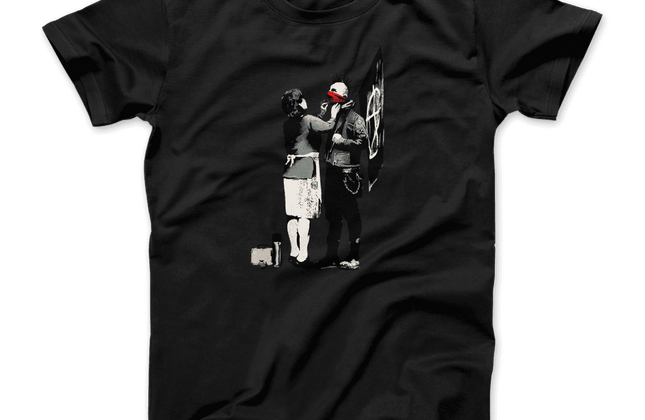 Banksy Anarchist Punk & His Mother T-Shirt