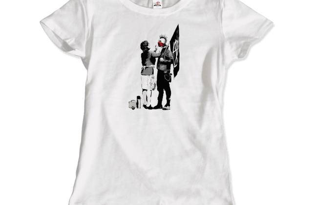 Banksy Anarchist Punk & His Mother T-Shirt