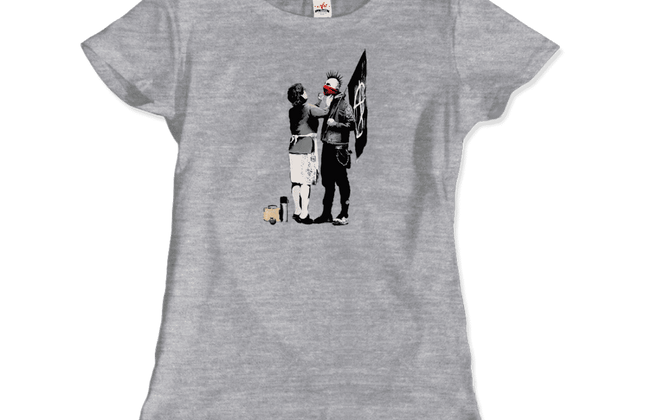 Banksy Anarchist Punk & His Mother T-Shirt