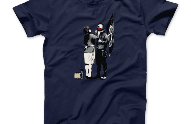 Banksy Anarchist Punk & His Mother T-Shirt