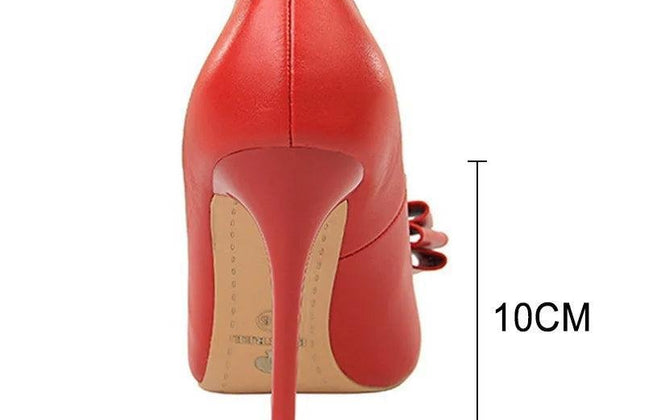 BIGTREE Shoes Bow - Knot Pumps Women High Heels 2025 Fashion Women Heels Lady - Constantin & Crys