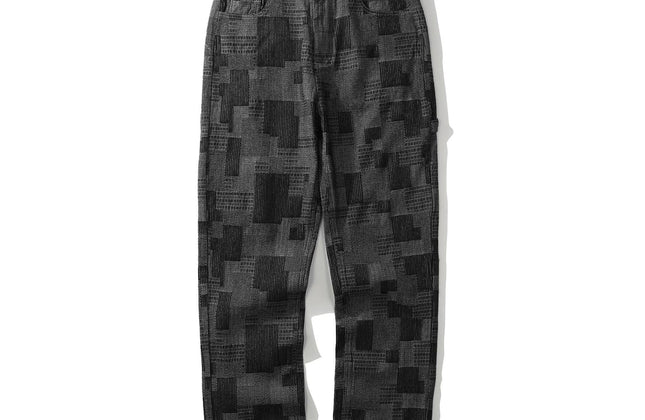 Black Stacked Personality Jeans Men Hot Selling Jeans Pants for Men PUNK - Constantin & Crys