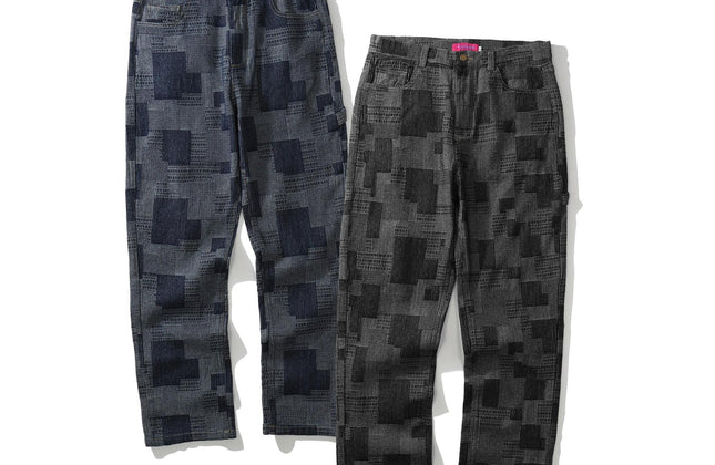 Black Stacked Personality Jeans Men Hot Selling Jeans Pants for Men PUNK - Constantin & Crys