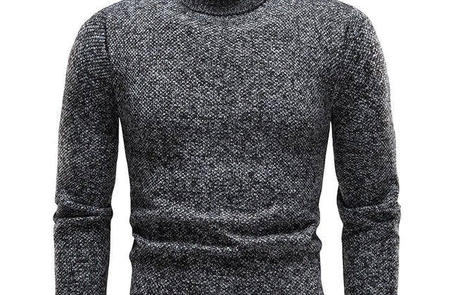 Brand Men Turtleneck Sweaters and Pullovers 2023 New Fashion Knitted Sweater - Constantin & Crys