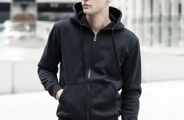 Brand Men's Hoodie With Hood Sweatshirts Jackets Men Fleece Streetwear Warm - Constantin & Crys