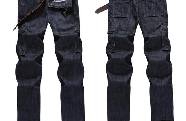Cargo Jeans Men Big Size Casual Multi - Pocket Jeans Male Clothe - Constantin & Crys