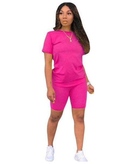 Custom Outfits Women T Shirt and Short Sets Summer 2 Two Piece Short - Constantin & Crys