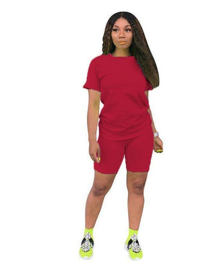 Custom Outfits Women T Shirt and Short Sets Summer 2 Two Piece Short - Constantin & Crys