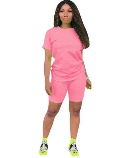 Custom Outfits Women T Shirt and Short Sets Summer 2 Two Piece Short - Constantin & Crys