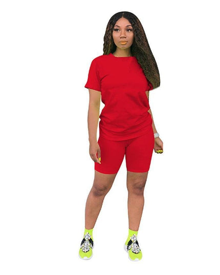 Custom Outfits Women T Shirt and Short Sets Summer 2 Two Piece Short - Constantin & Crys