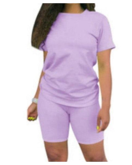 Custom Outfits Women T Shirt and Short Sets Summer 2 Two Piece Short - Constantin & Crys