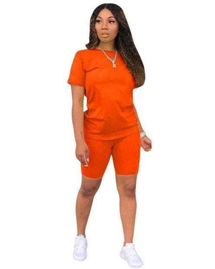 Custom Outfits Women T Shirt and Short Sets Summer 2 Two Piece Short - Constantin & Crys