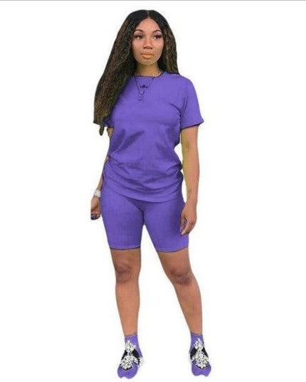 Custom Outfits Women T Shirt and Short Sets Summer 2 Two Piece Short - Constantin & Crys
