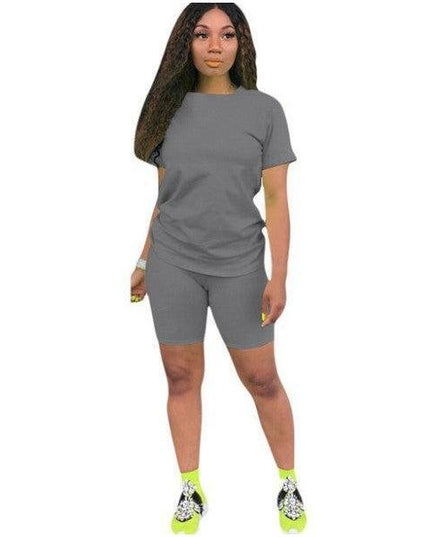 Custom Outfits Women T Shirt and Short Sets Summer 2 Two Piece Short - Constantin & Crys