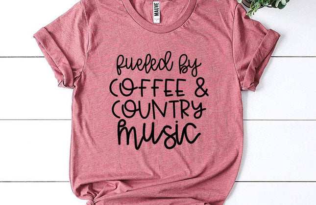 Fueled by Coffee and Country Music T-Shirt