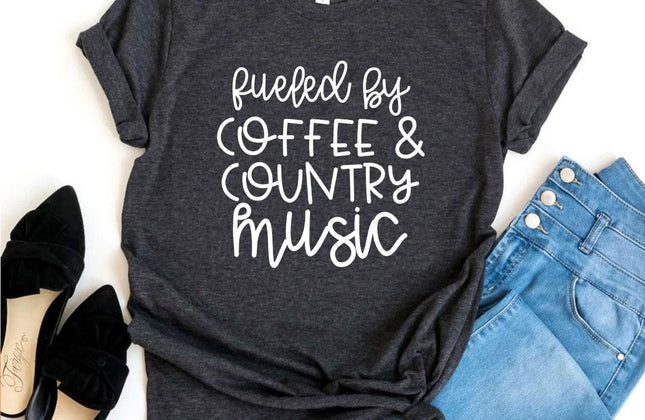 Fueled by Coffee and Country Music T-Shirt